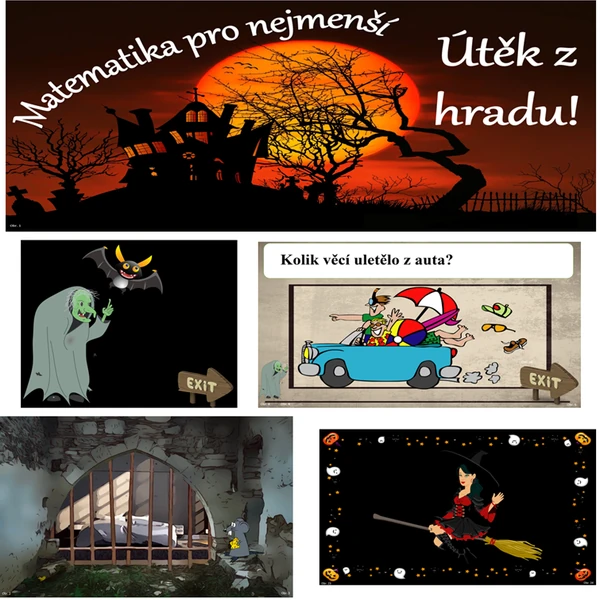 Útěk z hradu! Matematika pro nejmenší
