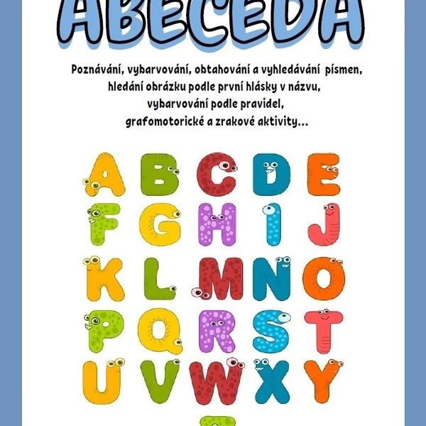 ABECEDA- Pracovní listy 