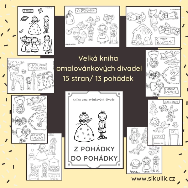 VELKÝ BALÍK Omalovánkových Divadel