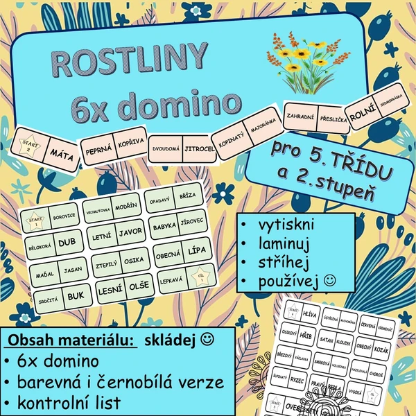 Rostliny domino