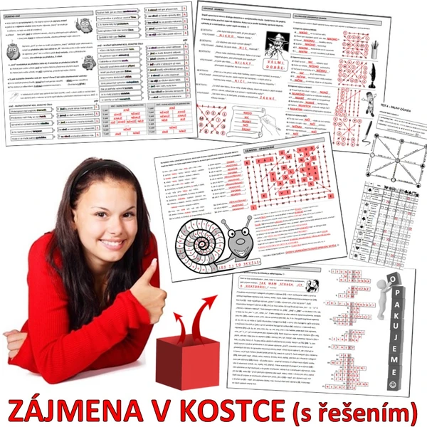 ZÁJMENA V KOSTCE (s řešením) 