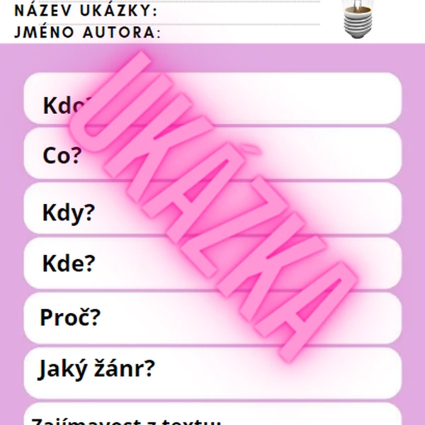 Čtení s porozuměním - otázky k textu