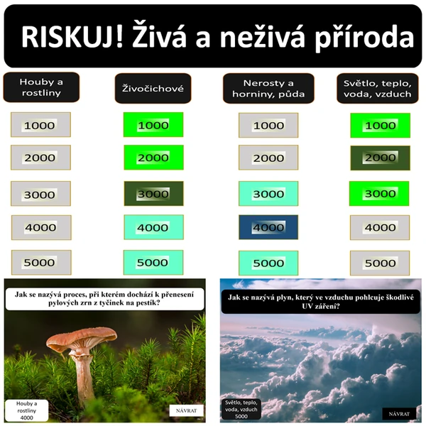 RISKUJ! Živá a neživá příroda