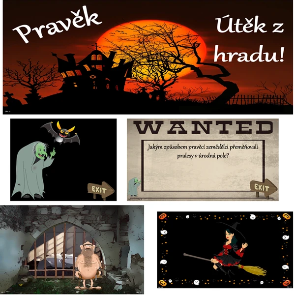 Útěk z hradu! Pravěk