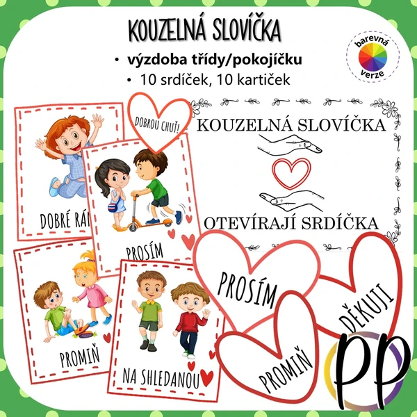 Kouzelná slovíčka (výzdoba)