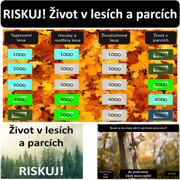 RISKUJ! Život v lesích a parcích