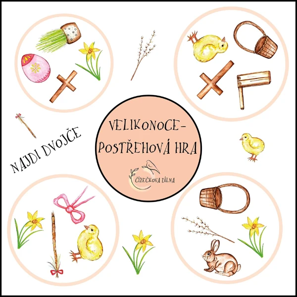 VELIKONOCE- POSTŘEHOVÁ HRA