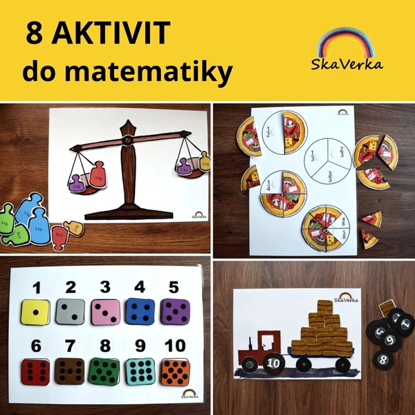 8 aktivit MATEMATIKA