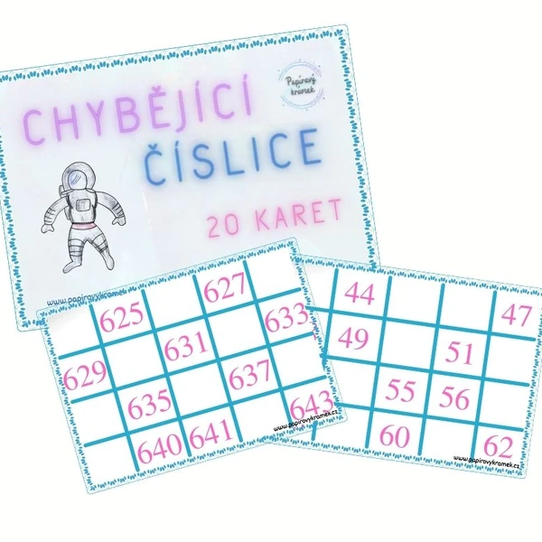 CHYBĚJÍCÍ ČÍSLICE