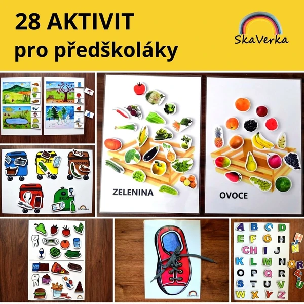 28 aktivit pro PŘEDŠKOLÁKY