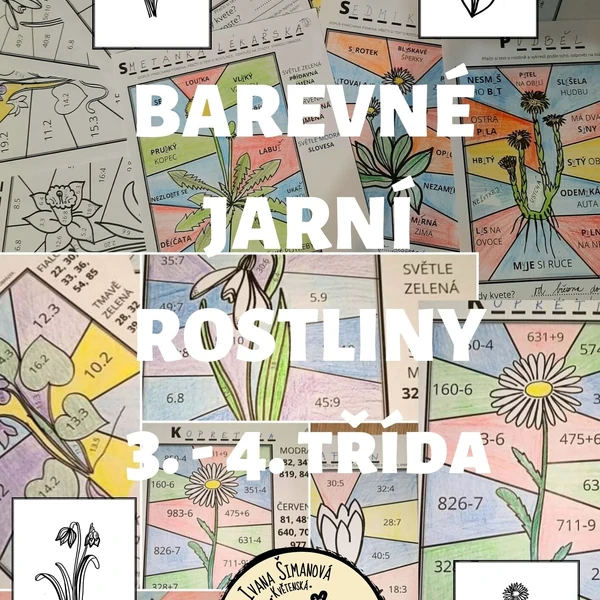 Barevné jarní rostliny 3. - 4. třída