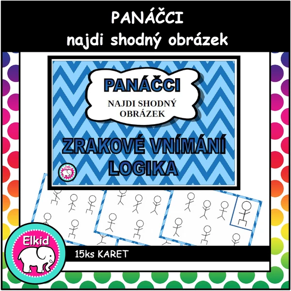 PANÁČCI - najdi shodný obrázek