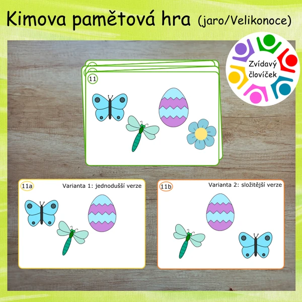  Kimova paměťová hra (jaro, Velikonoce) 