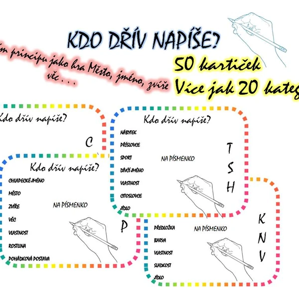 Kdo dřív napíše?