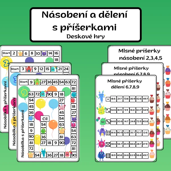Násobení a dělení s příšerkami