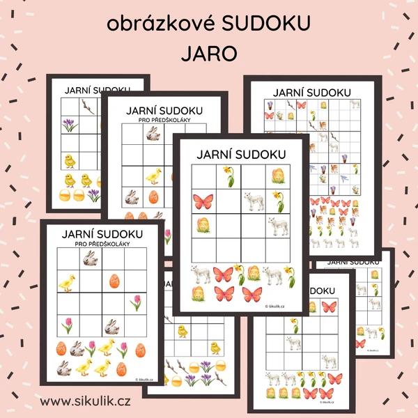 Jarní Obrázkové Sudoku