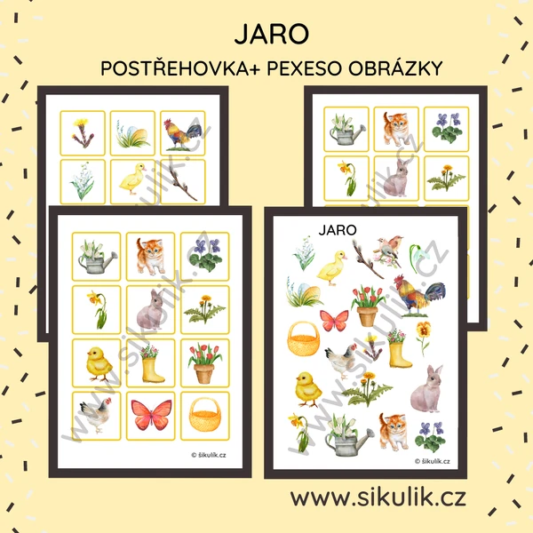 PEXESO+ POSTŘEHOVKA JARO