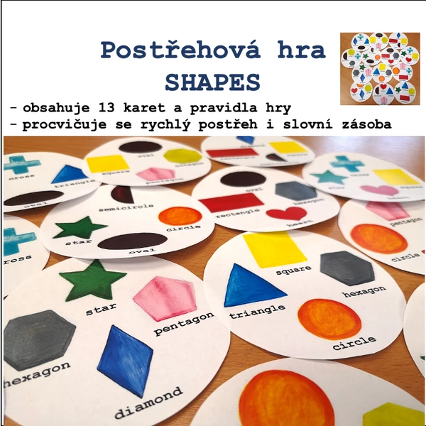 SHAPES - postřehová hra