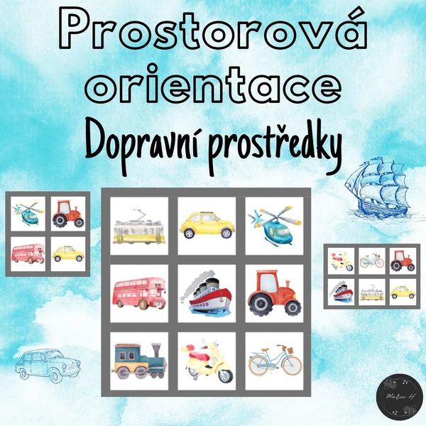 Dopravní prostředky, prostorová orientace