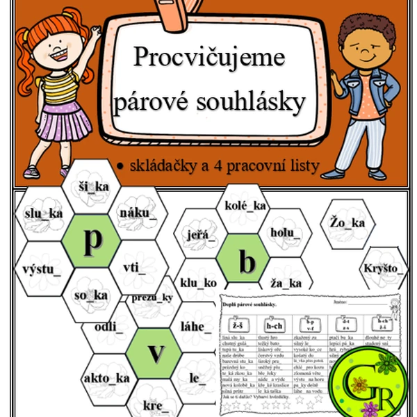 Párové souhlásky- skládání