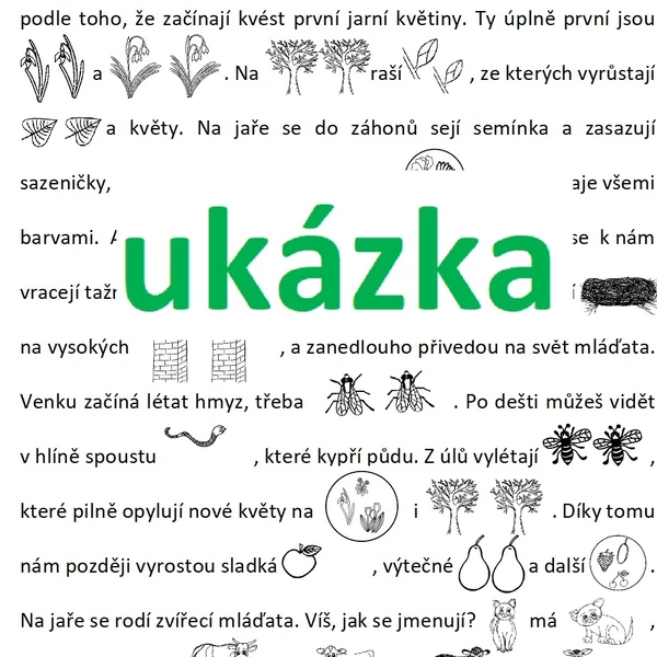 Obrázkové čtení - JARO