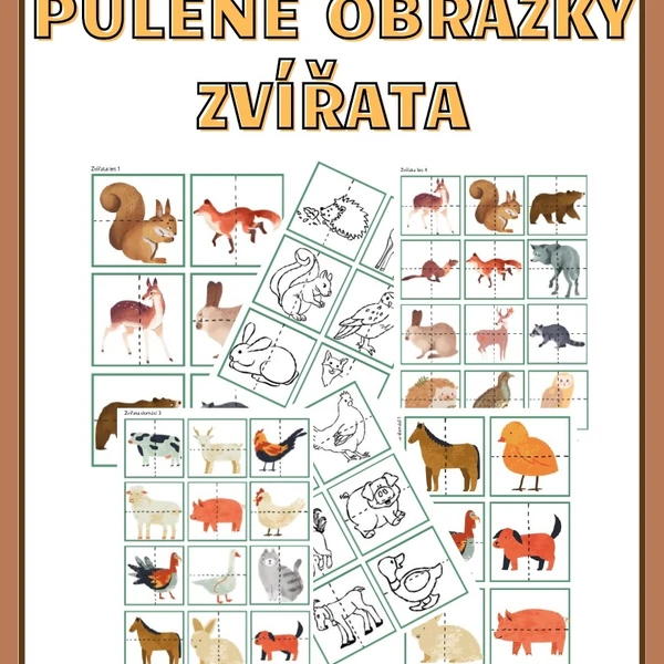 PŮLENÉ OBRÁZKY - Zvířata
