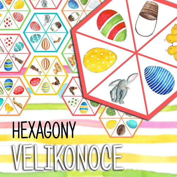 VELIKONOCE - hexagony
