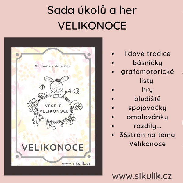 Soubor Úkolů A Her Velikonoce