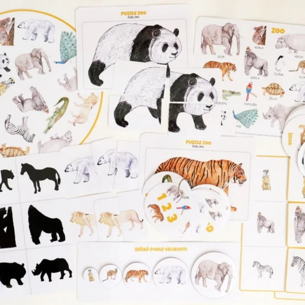 ZOO /1-3 ROKY/ 9 výukových aktivit
