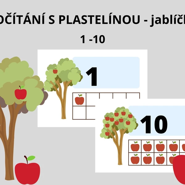 Počítání s plastelínou 1 - 10