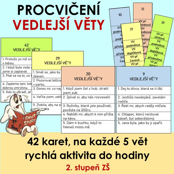 Vedlejší věty - procvičování