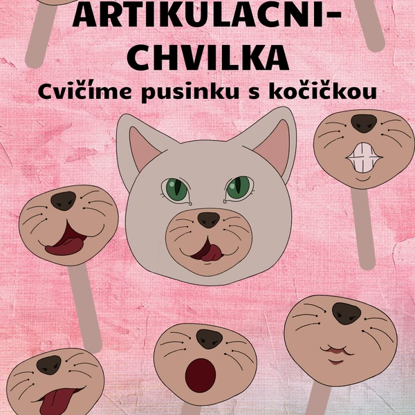 Artikulační chvilka: cvičíme pusinku s kočičkou