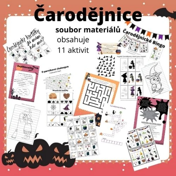 Soubor aktivit Čarodějnice / Halloween