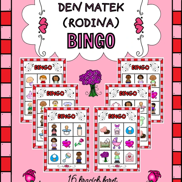 DEN MATEK(rodina) - BINGO