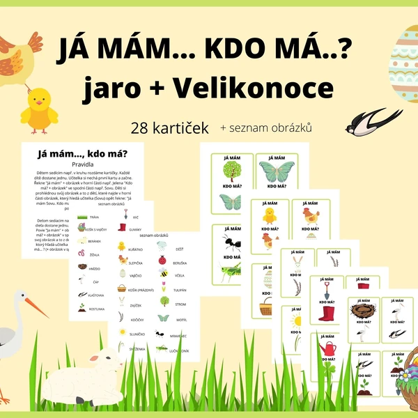Já mám kdo má jaro a Velikonoce