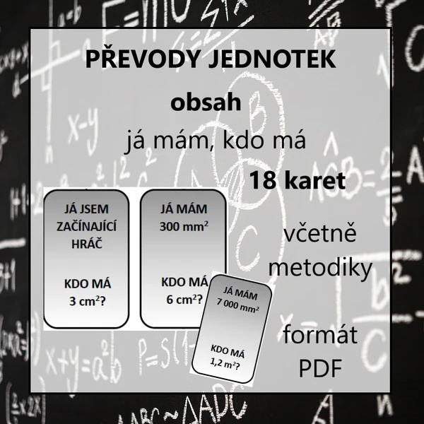 Já mám, kdo má - převody jednotek obsahu