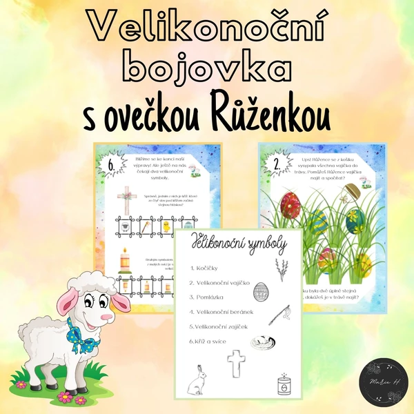 Velikonoční bojovka s ovečkou Růženkou