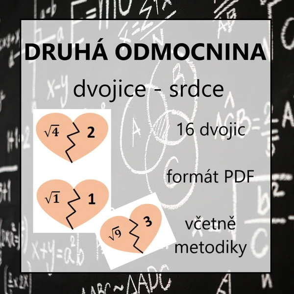 DRUHÁ ODMOCNINA - dvojice srdce