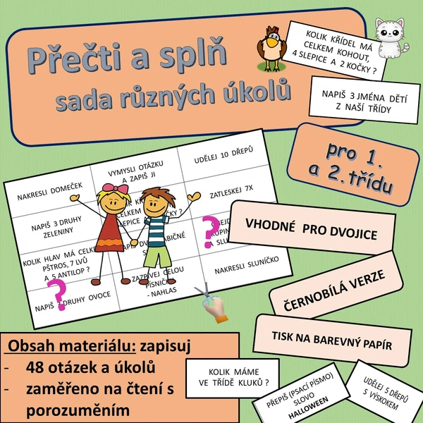 Přečti a splň