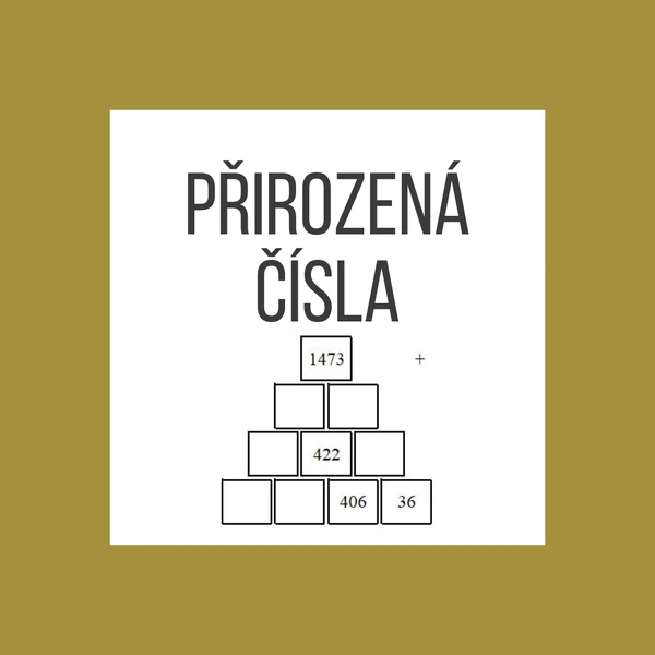 Přirozená čísla - pyramidové rébusy