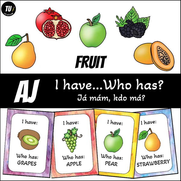 I have...Who has? Já mám, kdo má? Fruit