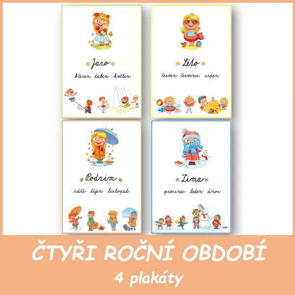 Čtyři roční období - plakáty