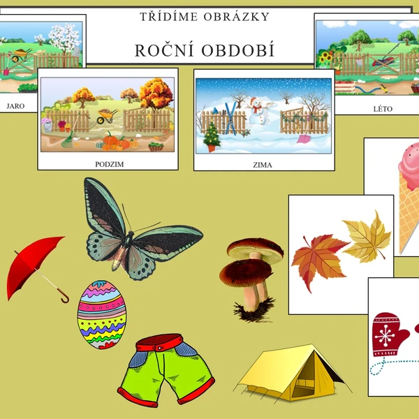 ROČNÍ OBDOBÍ - TŘÍDÍME