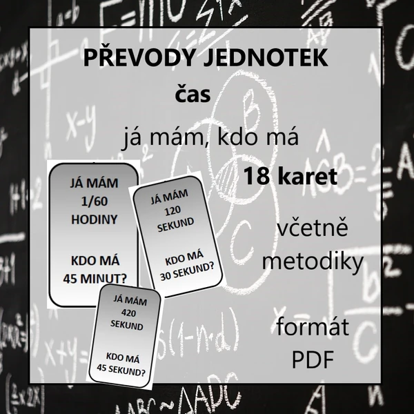 Já mám, kdo má - převody jednotek času