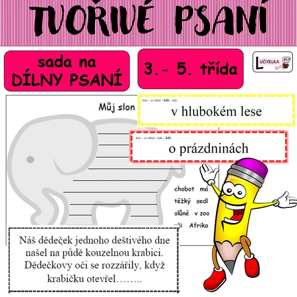 Tvořivé psaní - sada