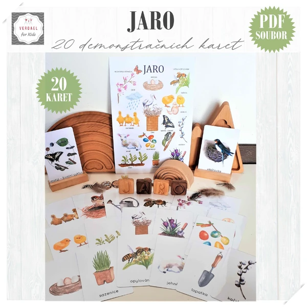 JARO - demonstrační karty s plakátem