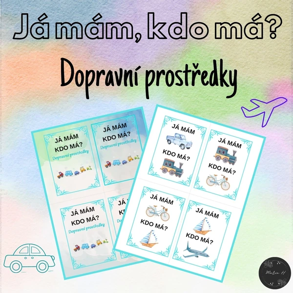 Já mám, kdo má? Dopravní prostředky