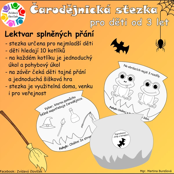 Čarodějnická stezka od 3 let: Lektvar splněných přání