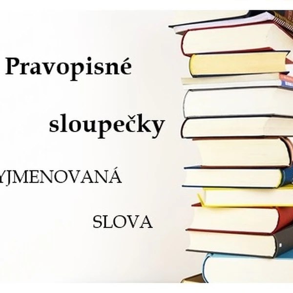 Pravopisné sloupečky - vyjmenovaná slova