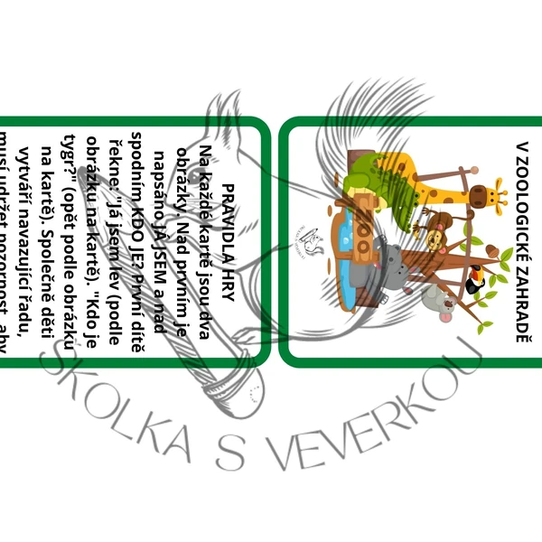 V ZOOLOGICKÉ ZAHRADĚ - Já jsem, kdo je?